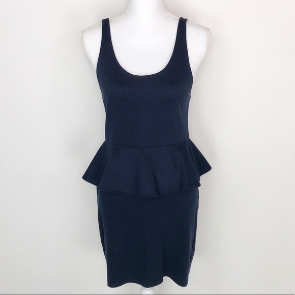 Alice + Olivia Dresses & Skirts - Alice + Olivia Employed Navy Peplum Dress